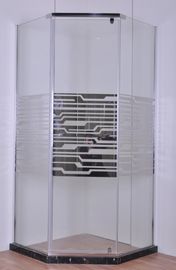Puerta de cristal del pivote de la forma de Dimond del espejo de los recintos de la ducha del cuadrante de la aduana los 900MM