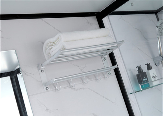 Lado de aluminio del negro de acrílico blanco del ABS Tray2000*1160*2150mm de las cabinas de la ducha abierto