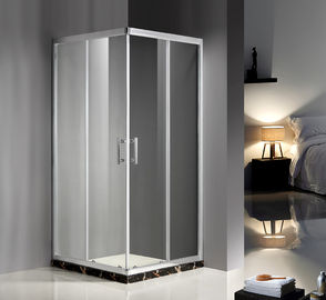 Recinto conveniente de la ducha de la puerta de vidrio de desplazamiento de la comodidad, recintos de cristal para las duchas