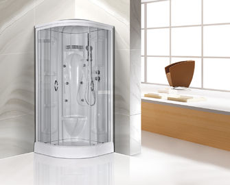 Cabinas de la esquina de cristal transparentes de la ducha, recinto de la esquina de la ducha de la entrada