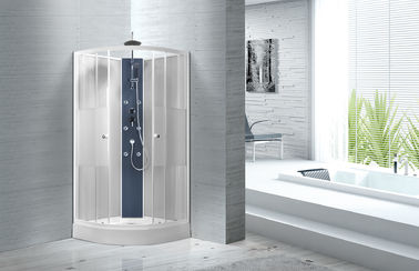 Paradas de ducha blancas populares de la esquina de la bandeja del ABS, cabina de la ducha del cuadrante del círculo