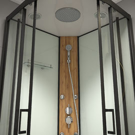 Cubículos de la ducha de la puerta deslizante del cuadrante de KPN20009009Custom, recinto curvado del vidrio de la ducha