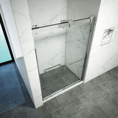 El marco de desplazamiento doble de la aleación de aluminio endureció la puerta de cristal de la ducha