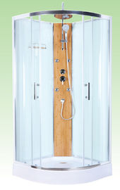 Cubículos de encargo de la ducha de la puerta deslizante del cuadrante, recinto curvado del vidrio de la ducha