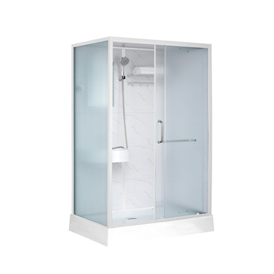 Aluminio blanco de acrílico blanco de la bandeja 1100*800*2150m m del ABS de las cabinas de la ducha
