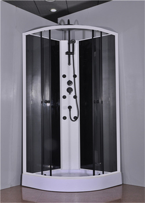 Cabina de la ducha con el aluminio blanco de acrílico blanco de la bandeja los 850*850*2250cm