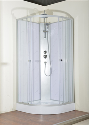 Cabina de la ducha con el aluminio blanco de acrílico blanco de la bandeja los 850*850*2250cm