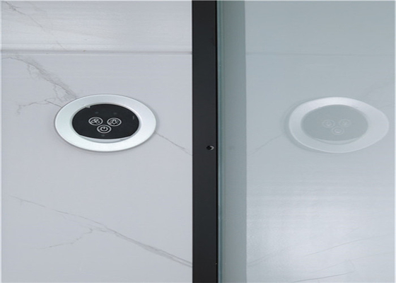 Frente de aluminio negro de acrílico blanco del ABS Tray2000*1160*2150mm de las cabinas de la ducha abierto