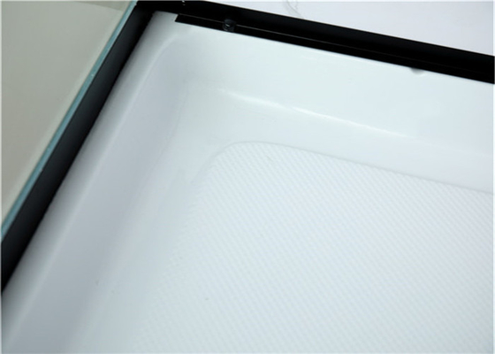 Aluminio negro de acrílico blanco de la bandeja 1600*1200*2150m m del ABS de las cabinas de la ducha