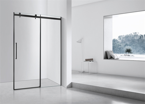 Casas de ducha de cristal de esquina de aluminio elegante con apariencia de arco