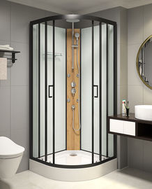 Cubículos de la ducha de la puerta deslizante del cuadrante de KPN20009008Custom, recinto curvado del vidrio de la ducha