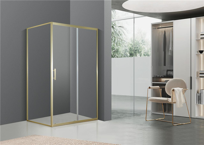 6m m moderaron recinto de la esquina curvado el cuarto de baño de cristal de la ducha de 1200X800X*1950m m, la ducha y recintos del baño